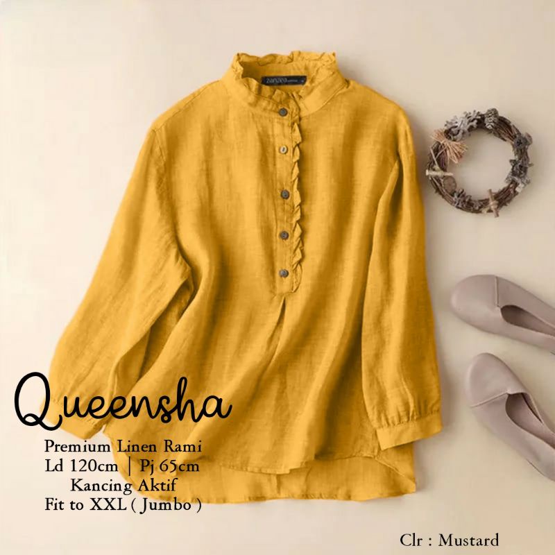 QUEENSHA BLOUSE TERBARU