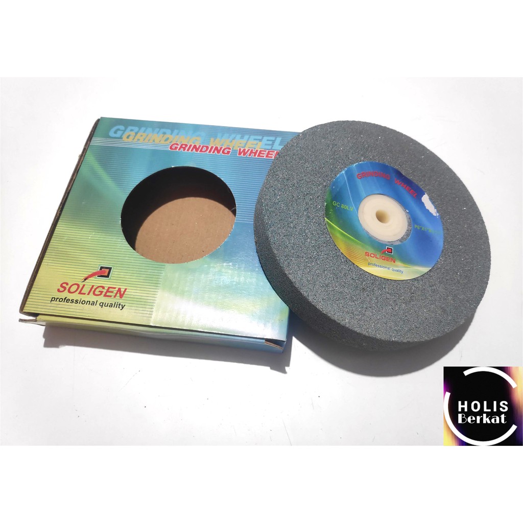 Grinding Wheel / Batu Gerinda Asah Duduk Soligen Brand Germany 6 Inch