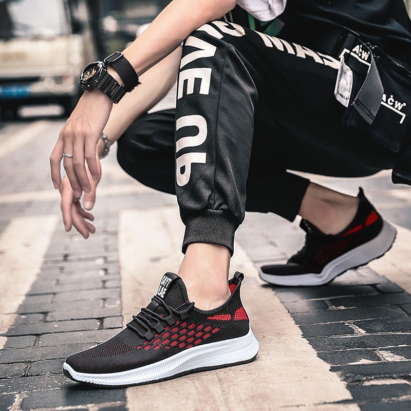 RYX - Nette Dots Sepatu Sneakers Tali Pria Fashion Casual / Olahraga (NO BOX) - Ori Import