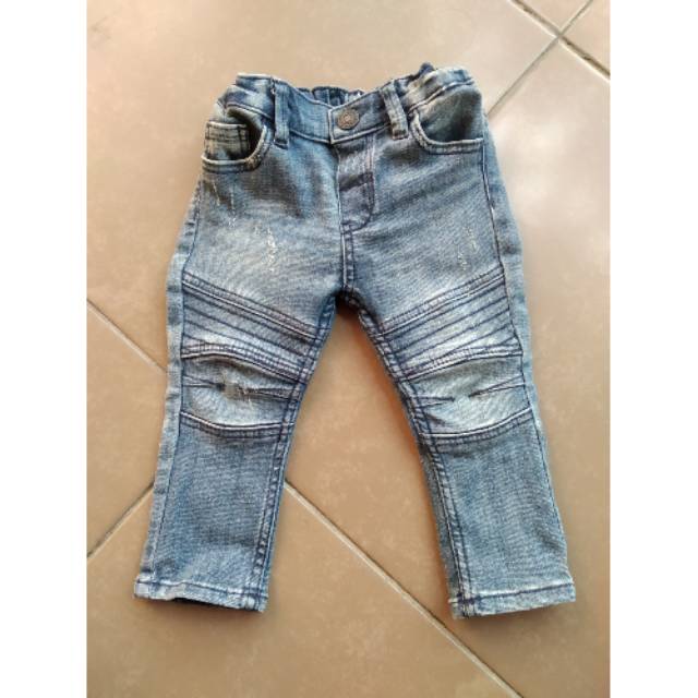 baby biker jeans