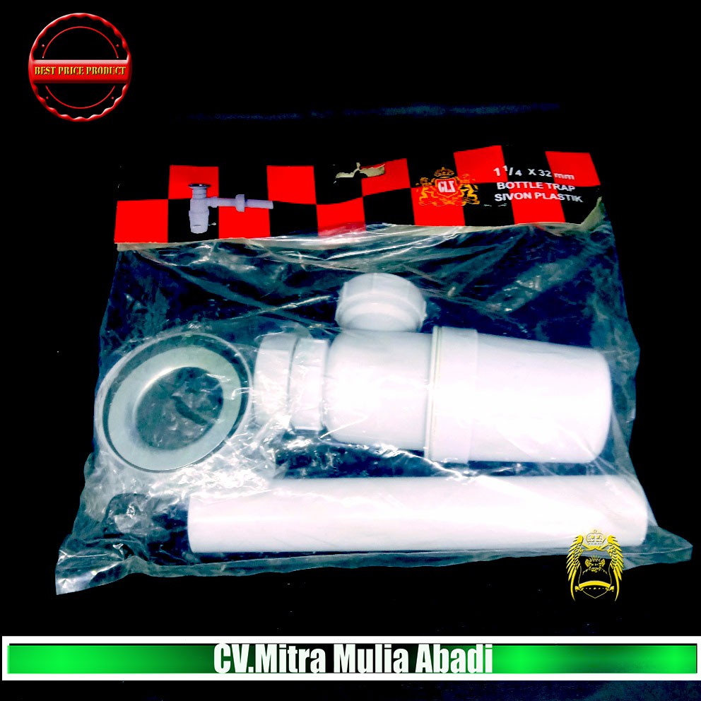 SIFON SIVON PVC PEMBUANGAN AIR WASTAFEL BOTTLE TRAP