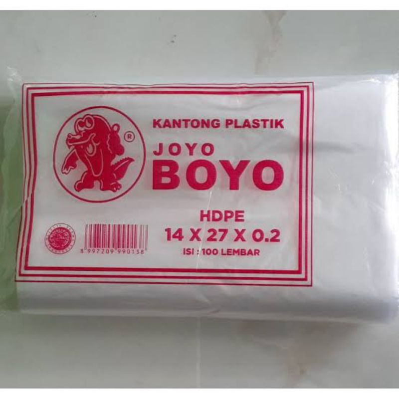 Plastik 14x27 - Plastik 1kg - Plastik Joyo Boyo - Plastik PP