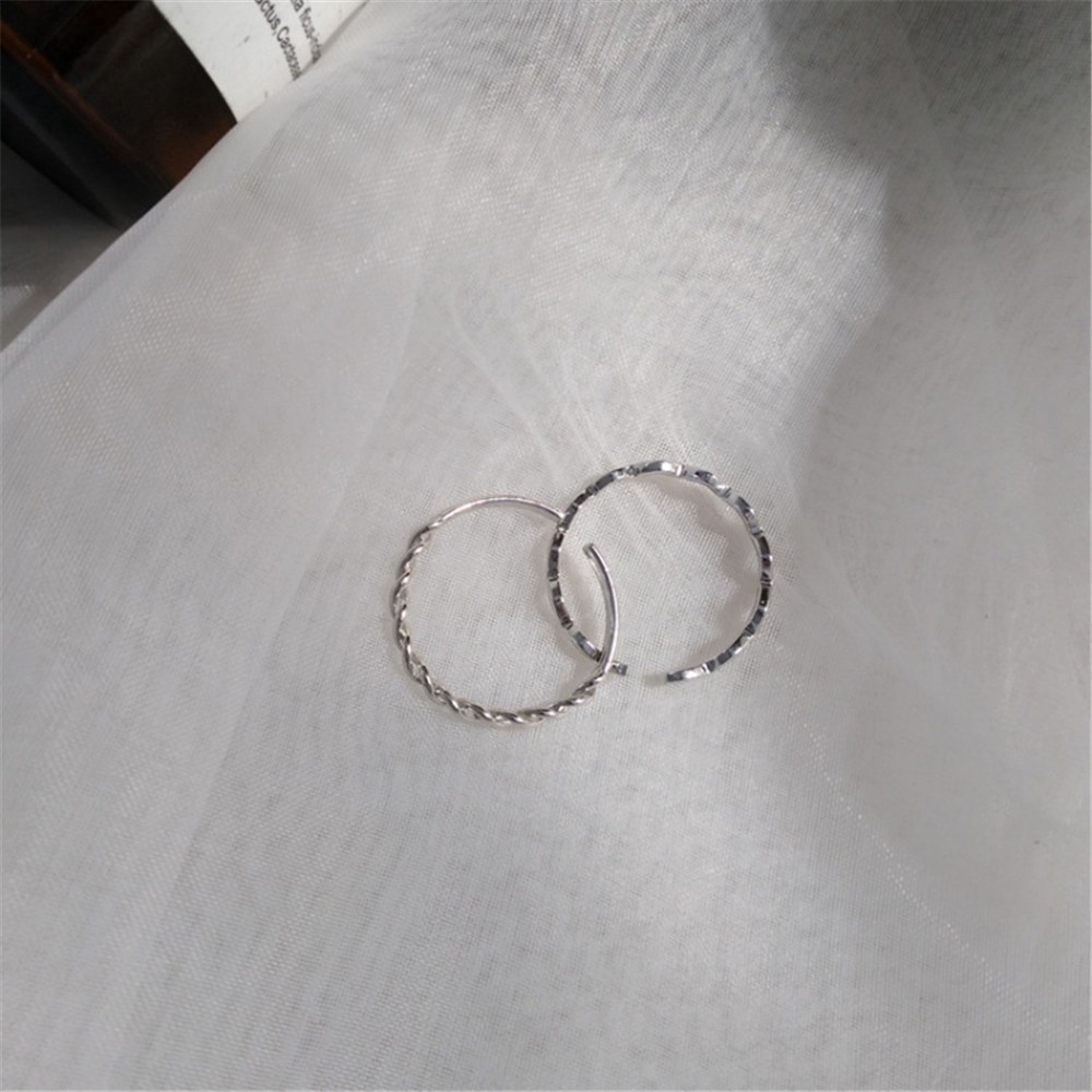 2pcs Cincin Bentuk Gelombang Model Terbuka Gaya Korea Untuk Perhiasan #261141322