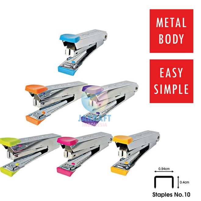 

Stapler Staples Hekter Kecil JOYKO HD-10CL Besi Karakter Custome