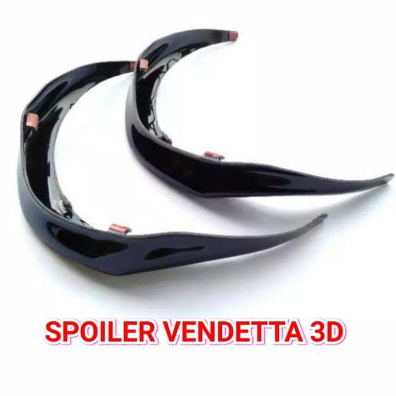 Spoiler kyt Vendetta 2 Kyt Falcon Spoiler 3d Vendetta 2Falcon Hitam Bening Murah Kualitas Mewah