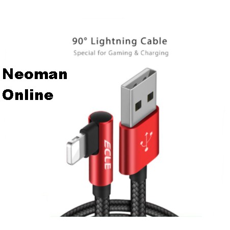ECLE Kabel Data Charger USB Gaming Lightning Iphone Kuat Fast Charging