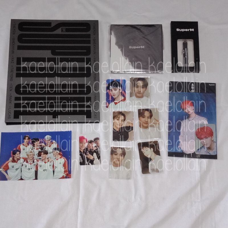 SuperM Mark Binder Album Jopping Prokey PC Hologram Sealed Tiger Inside Postcard Grup US Ver