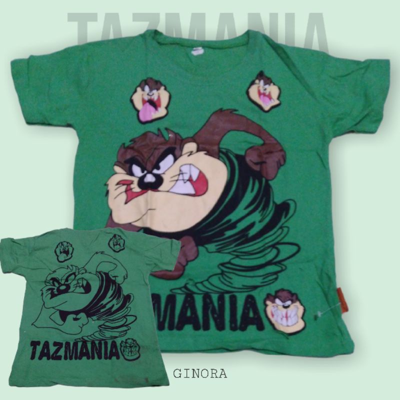 2 pcs Atasan Kaos anak laki-laki GINORA Karakter Batman,Ben10,&Tasmania Murah Berkualitas || Baju an