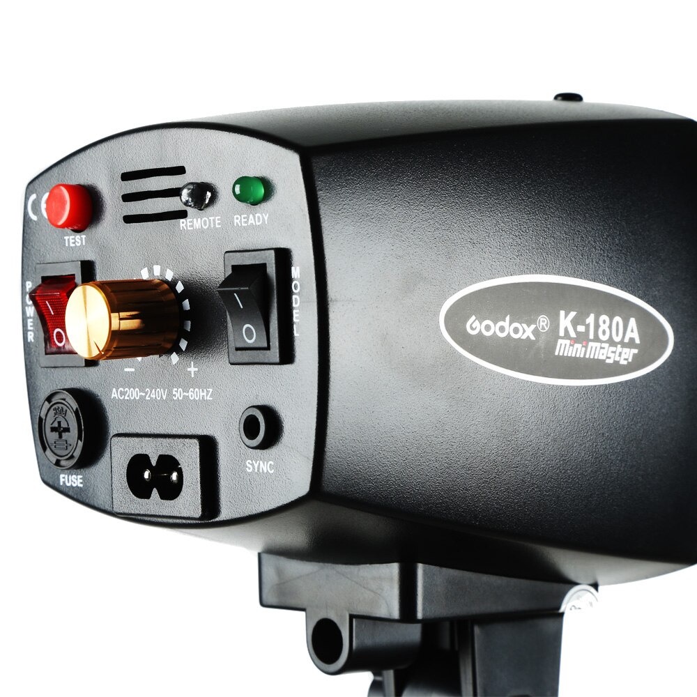 Godox Mini Master Lampu Flash Kamera Studio Strobe Light Lamp 180W - K-180A - Black
