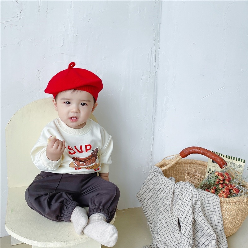 Baby beret hat / Baby korean hat / topi beret bayi