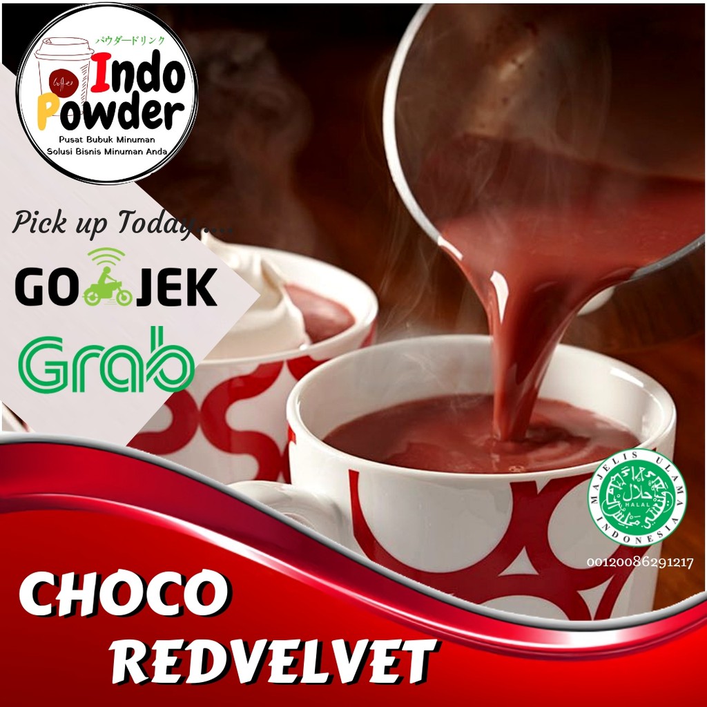 Choco Redvelvet Powder 1 Kg / Bubuk Minuman Redvelvet 1 Kg /  Choco Powder 1 kg / Choco Redvelvet