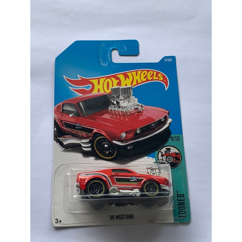 HOT WHEELS HOTWHEELS 68 MUSTANG MERAH DIECAST MOBIL MOBILAN ANAK MURAH LANGKA ORIGINAL PROMO BARU