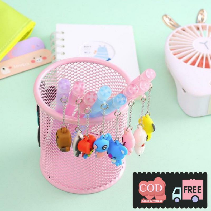 

[BISA COD] Pulpen Boneka BT21 Pulpen BT21 Bolpoin BT21