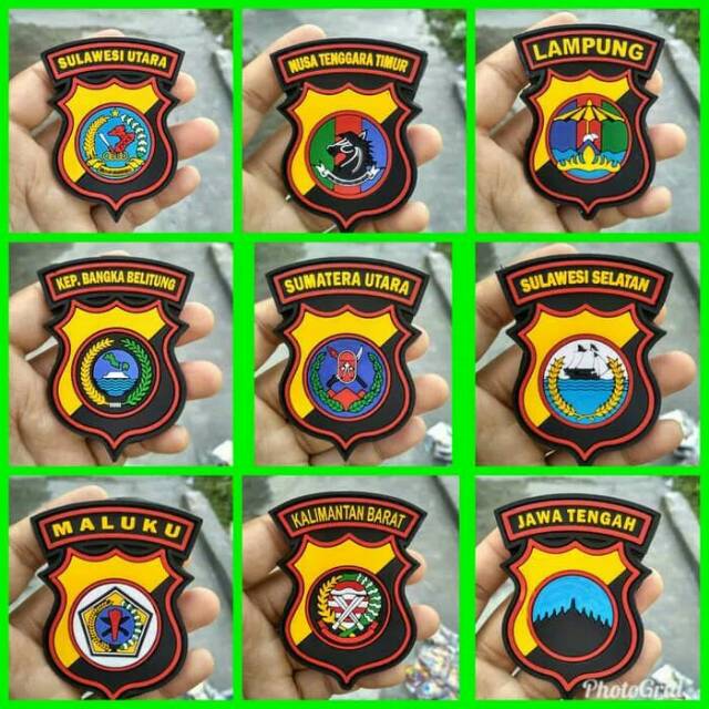 Patch rubber Polda Lengkap Polres