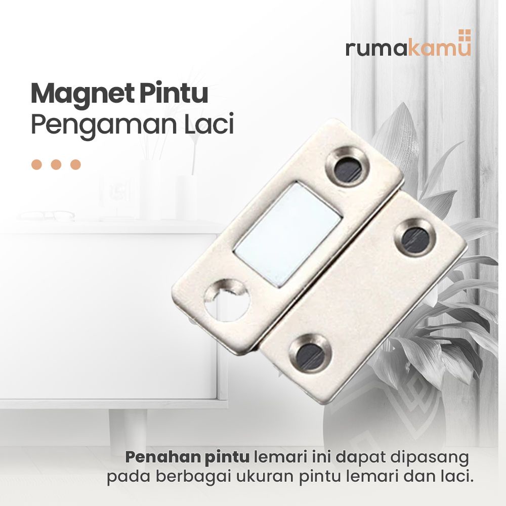 Penahan Pintu Magnetik Door Lock Magnet Lemari