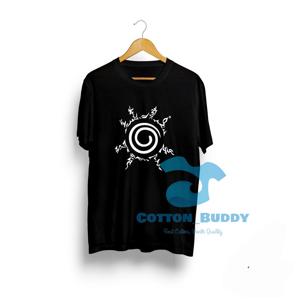 BAJU KAOS ANIME NARUTO SEGEL UZUMAKI NARUTO MINATO KYUUBI CHAKRA