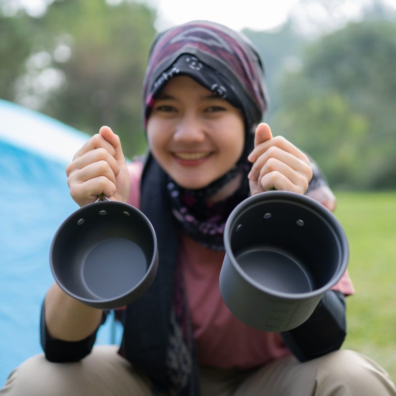 Cooking set camping - alat masak portable DS 101 - alat masak camping - Cooking set