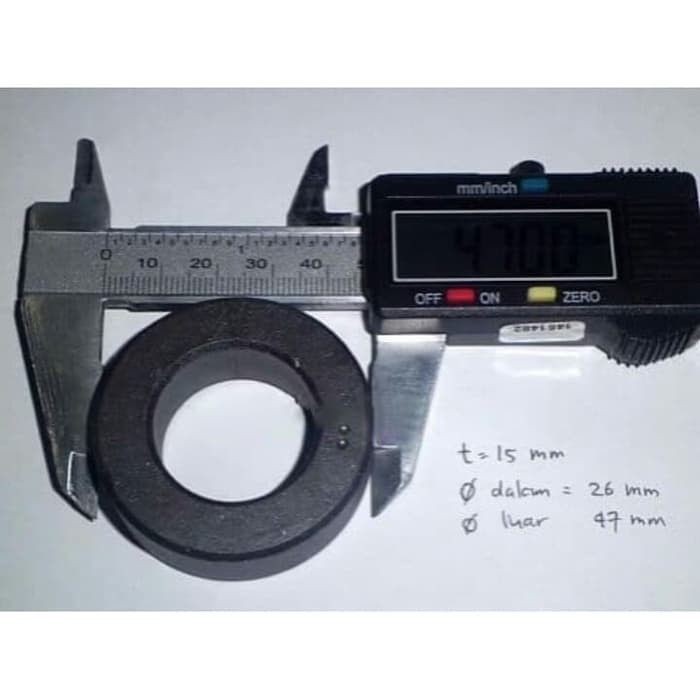 Ferrite Core Toroid 47x15x26 mm Ferit Cincin utk Balun HF Antena