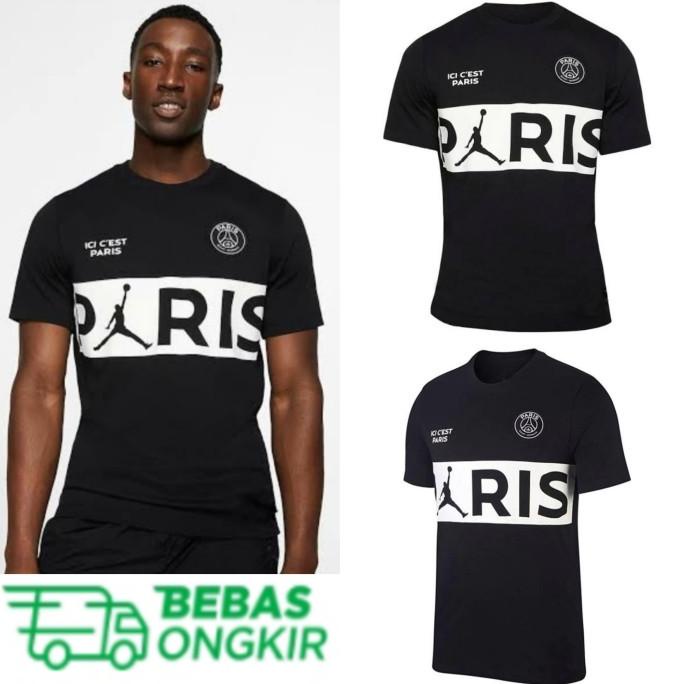 Kaos PARIS - Baju distro fashion pria kaos AIR JORDAN x PSG