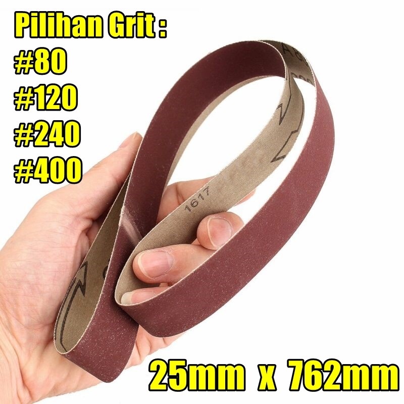 Amplas Belt Sander 25mm x 762mm - 1inch x 30inch amplas sabuk