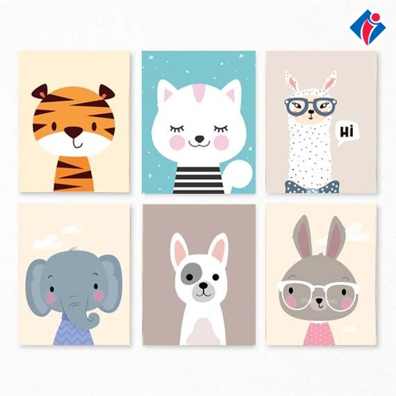 Hiasan dinding wall decor dekorasi hiasan gantung gambar pajangan anak kamar hewan
