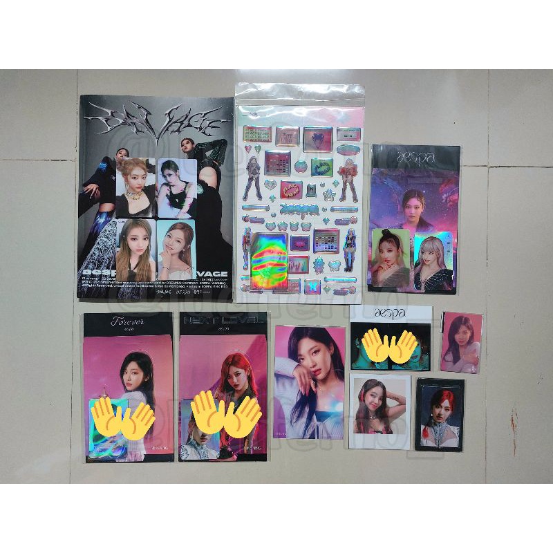 MD PHOTOCARD NINGNING AESPA SAVAGE CLIO MEDIHEAL