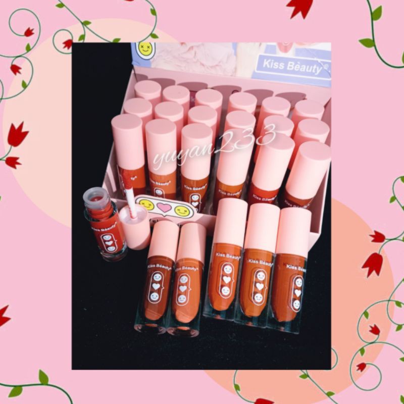 PROMO PER6PCS!!!LIP GLOSS KISS BEAUTY 70033/70256