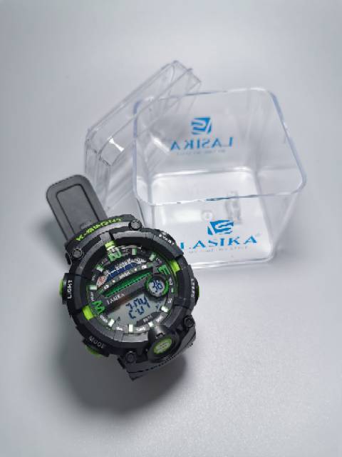 Jam tangan digital Pria Sporty water Resist Lasika 615