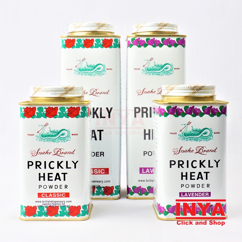 SNAKE BRAND PRICKLY HEAT POWDER CLASSIC 300gr - Bedak Kulit