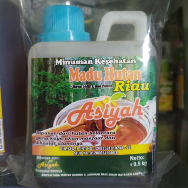 

madu hutan riau asiyah 500 ml