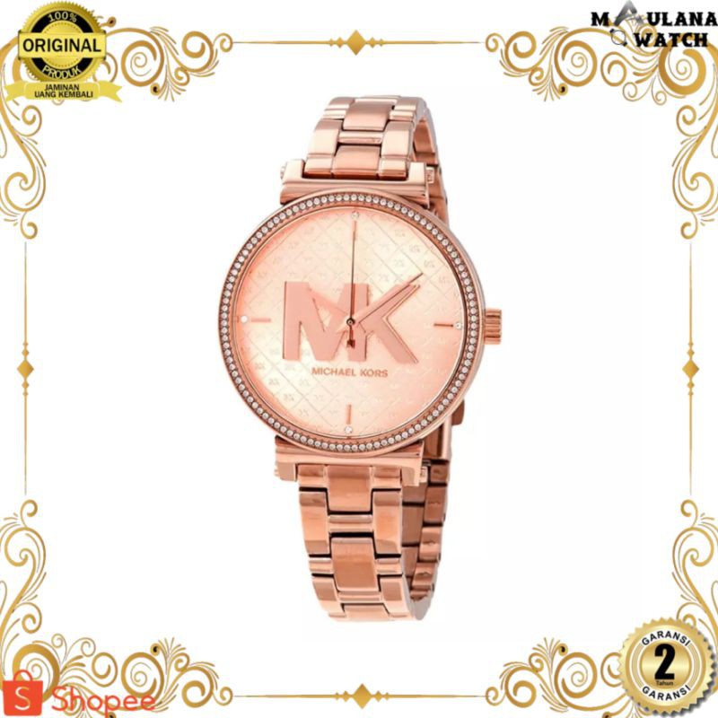 JAM TANGAN PRIA WANITA | RANTAI | KULIT | KARET | MURAH | WANITA MICHAEL KORS MK4335 ORIGINAL