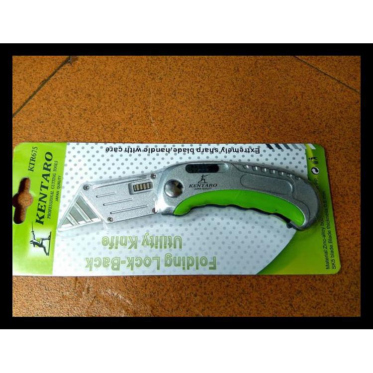 PISAU CUTTER LIPAT BAJA CARBON STEEL HEAVY DUTY KENTARO JAPAN QUALITY