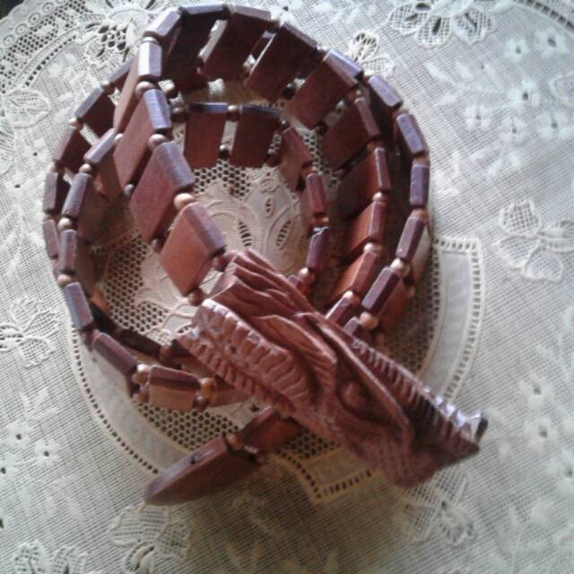 SABUK UNIK KAYU STIGI UKIR NAGA / bonus pipa once kayu galih asem atau dewandaru