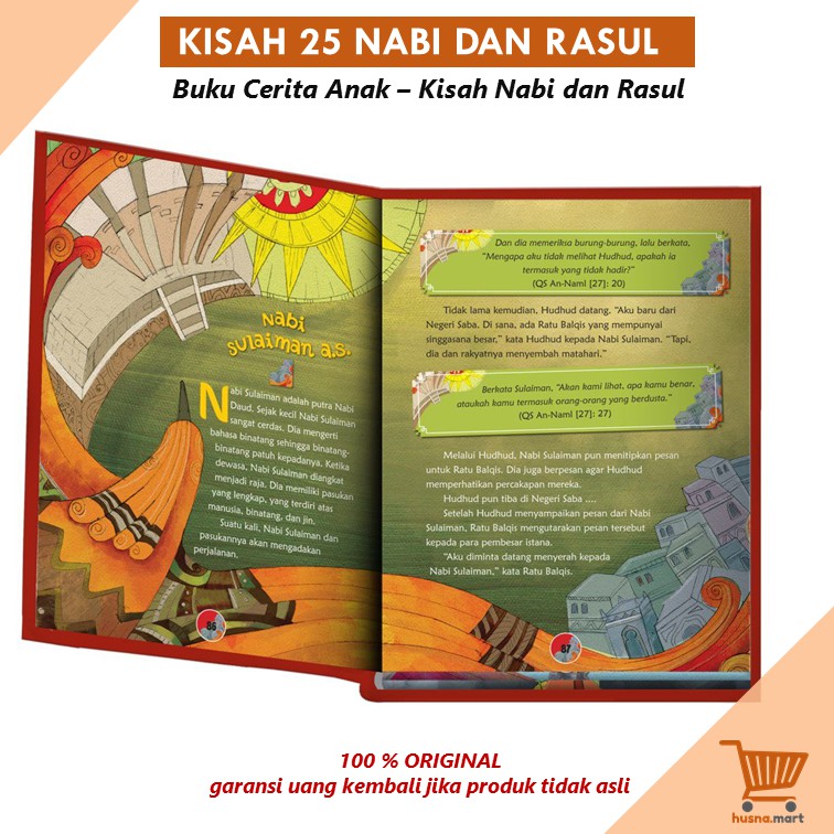 Buku Cerita Anak - Kisah 25 Nabi dan Rasul - Best Seller
