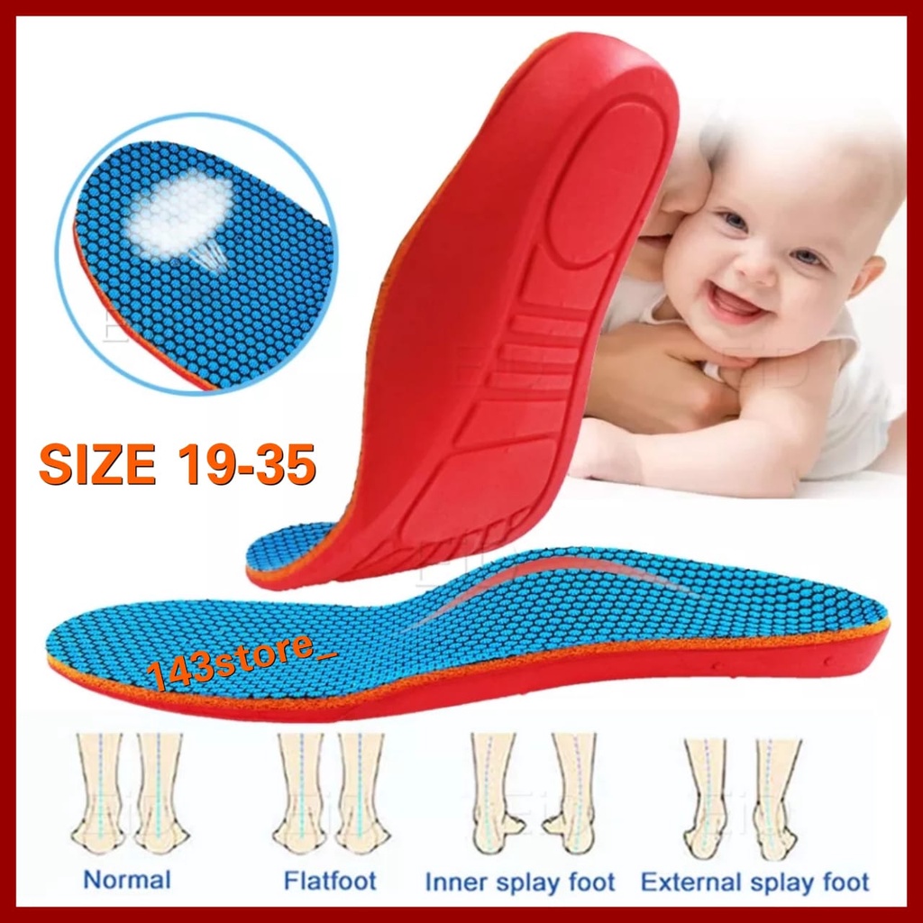 SOL SEPATU KAKI DATAR FLAT FOOT UNTUK ANAK ALAS SEPATU KAKI BEBEK INSOLE UNTUK FLAT FOOT ALAS SEPATU ANAK SEHARI HARI