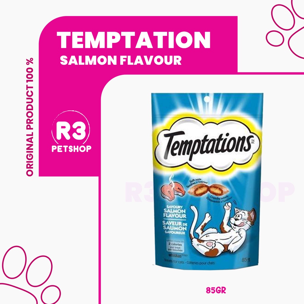 Makanan kucing Temptations 85gr Cemilan kucing sehat