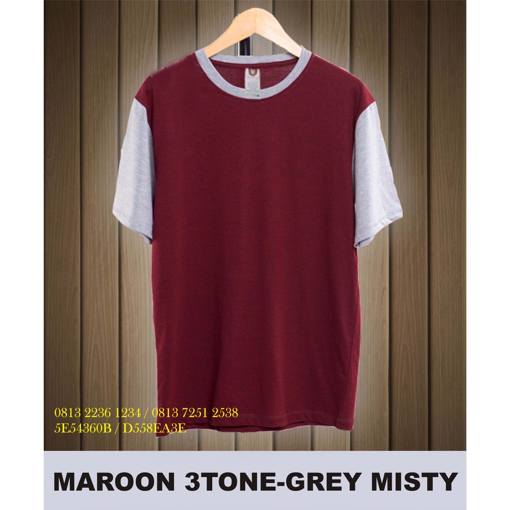  UPDATE KAOS POLOS MAROON TRITON GREY MISTY KAOS 