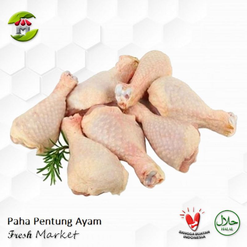 

JUN [DEPOK] Paha Pentung Drumstick Ayam Pack 950gr - 1kg