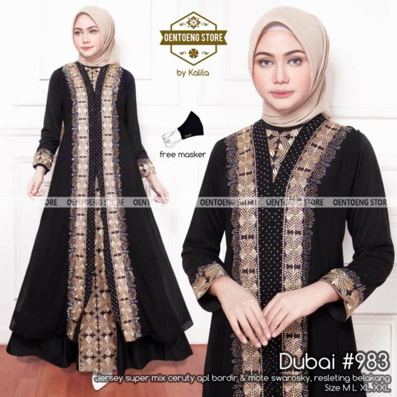 NEW ABAYA GAMIS SYARI MEWAH MODIS
