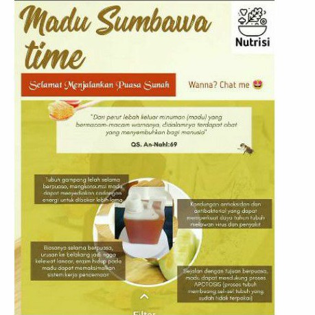 

Madu Sumbawa 100% asli dan murah