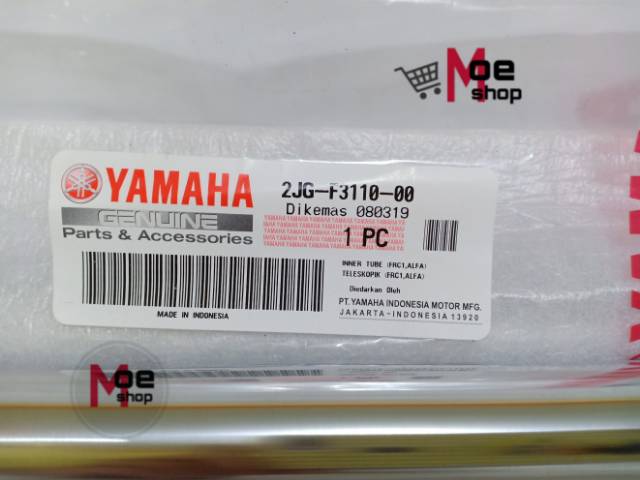 As Shock Depan Force 1/F1-ZR/Alfa/Vega/Vega R/Crypton/Jupiter Asli Original Yamaha 2JG-F3110-00 Ori