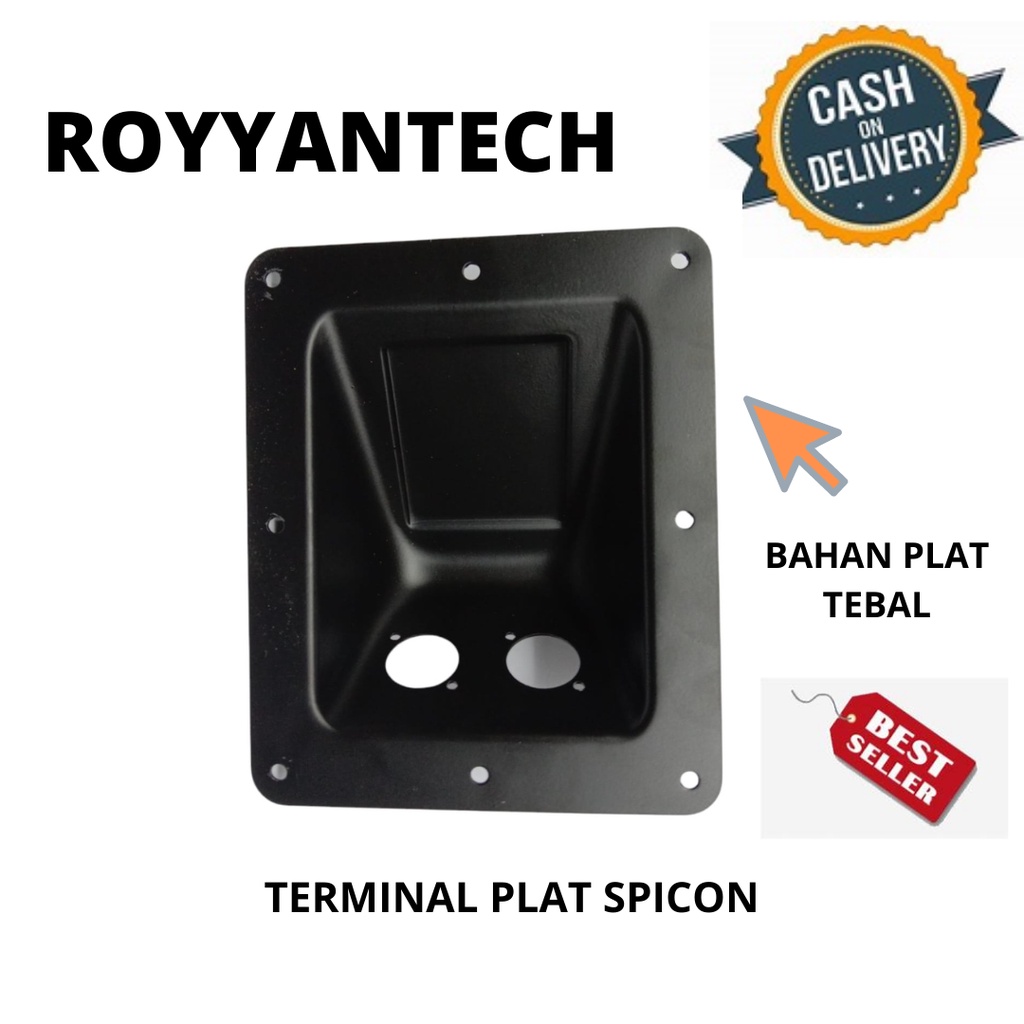 TERMINAL PLAT SPICON 2 LUBANG PANEL SPICON PLAT BESI