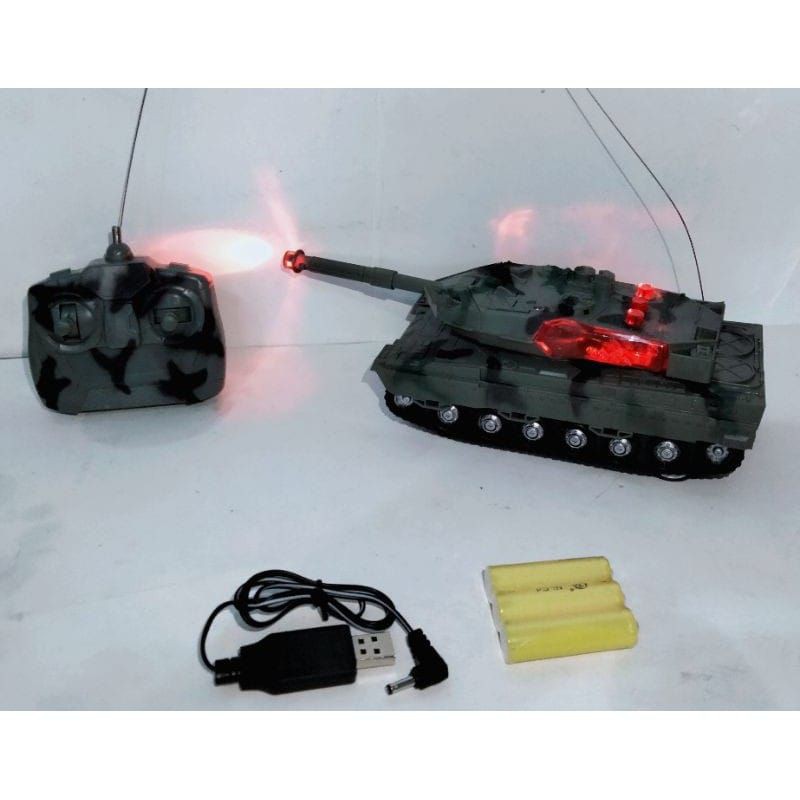 Mainan Anak Mobil Remote Tank Rc War Tank