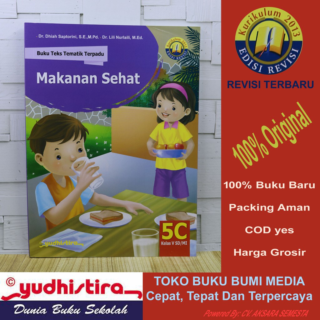 TEMATIK TERPADU 5C Makanan Sehat YUDHISTIRA Revisi Terbaru ORIGINAL