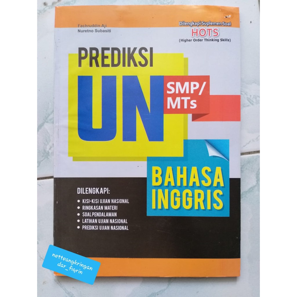 Prediksi UN UNBK SMP MTs 2018 2019 Dan 2019 2020 Ada 2 Buku Bonus Kunci Jawaban-6