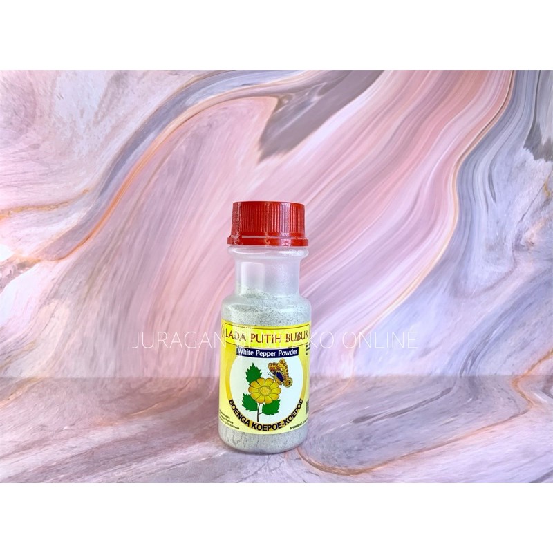 

Lada Putih Bubuk Boenga Koepe-koepe 85gr / white pepper powder