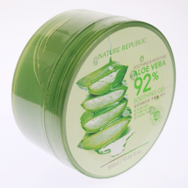 Nature Republic Aloe Vera 92 Shooting Gel  300ml Shopee 