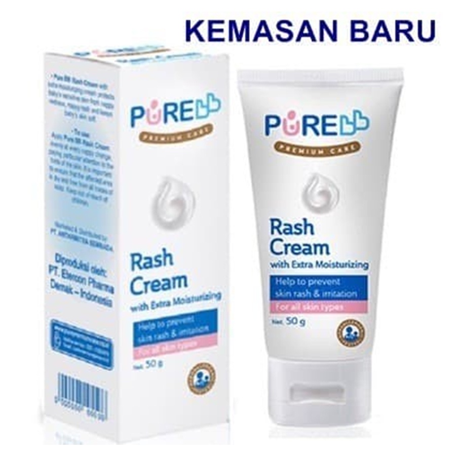 Pure Baby Rash Cream 50gr Baby Cream Krim Lotion Bayi