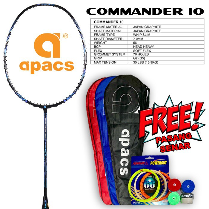 Raket Badminton APACS - Commander 10