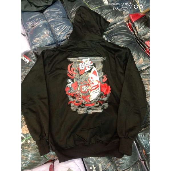 hoodie shockbreaker - L,XL,XXL - hitam -jaket sweater suiter hudie  suiter prostret